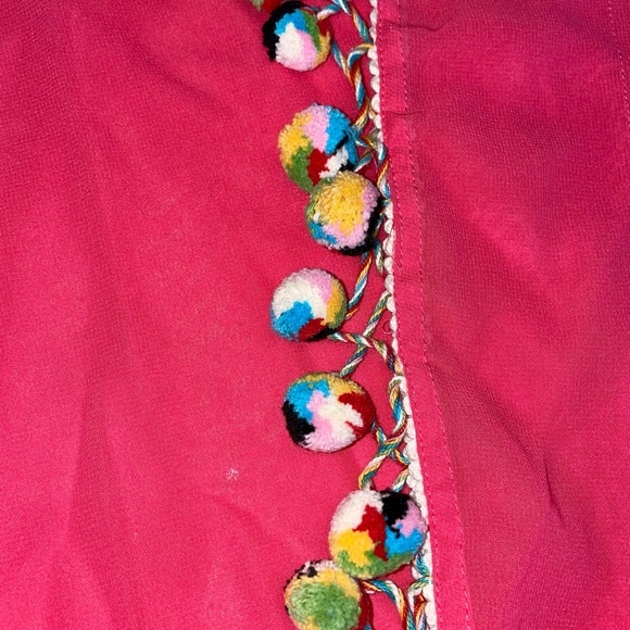 Sheer Coral Beach CoverUp/Kaftan - Picture 3 of 3